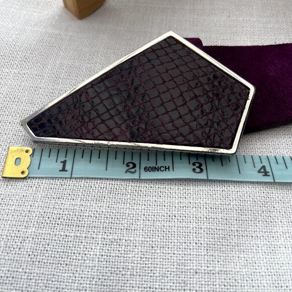 One of a Kind Banana Republic Purple Suede Leather Belt - Size Small - Picture 5 of 7